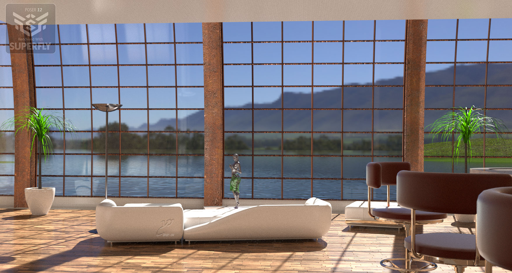 A Modern Flat with a Fantastic View