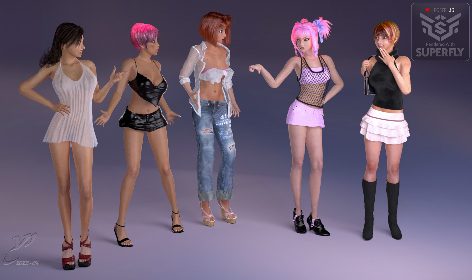 Jun, Letty, Yukika & Kaya: a few variations of Terai Yuki
