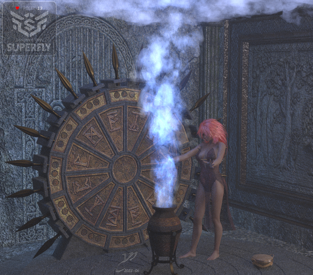 Witch Marna at Telrynuya