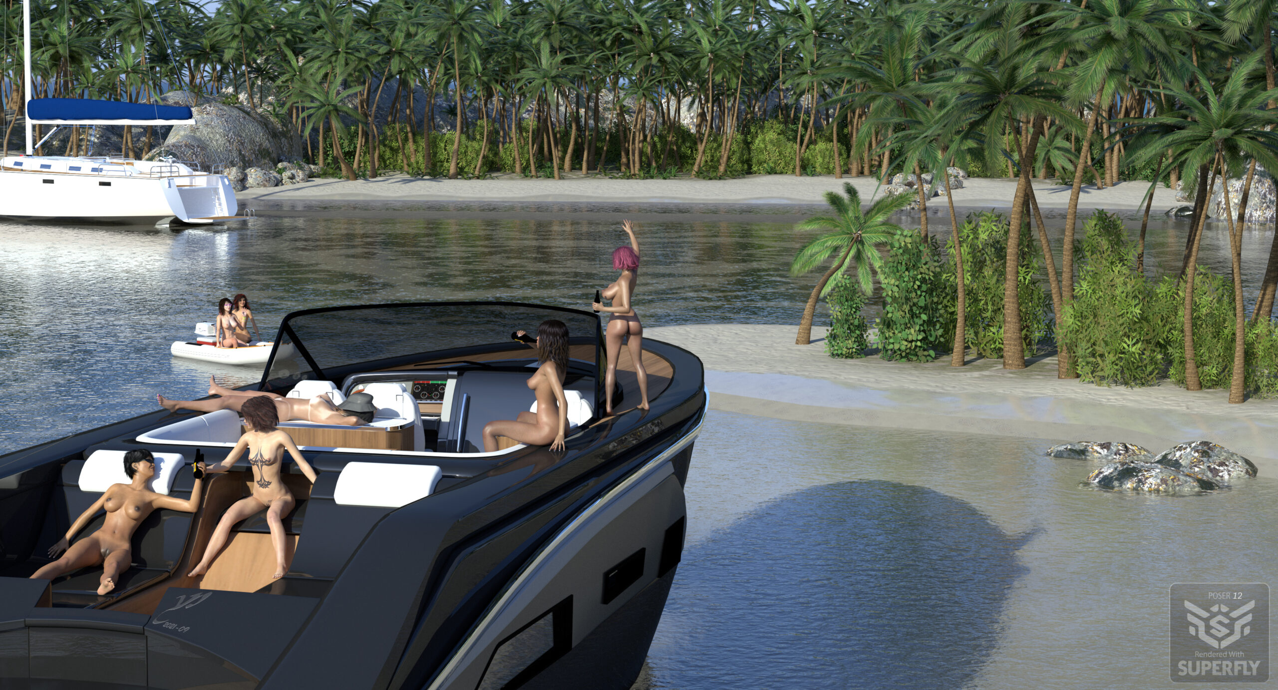 Beach, Yacht and Party